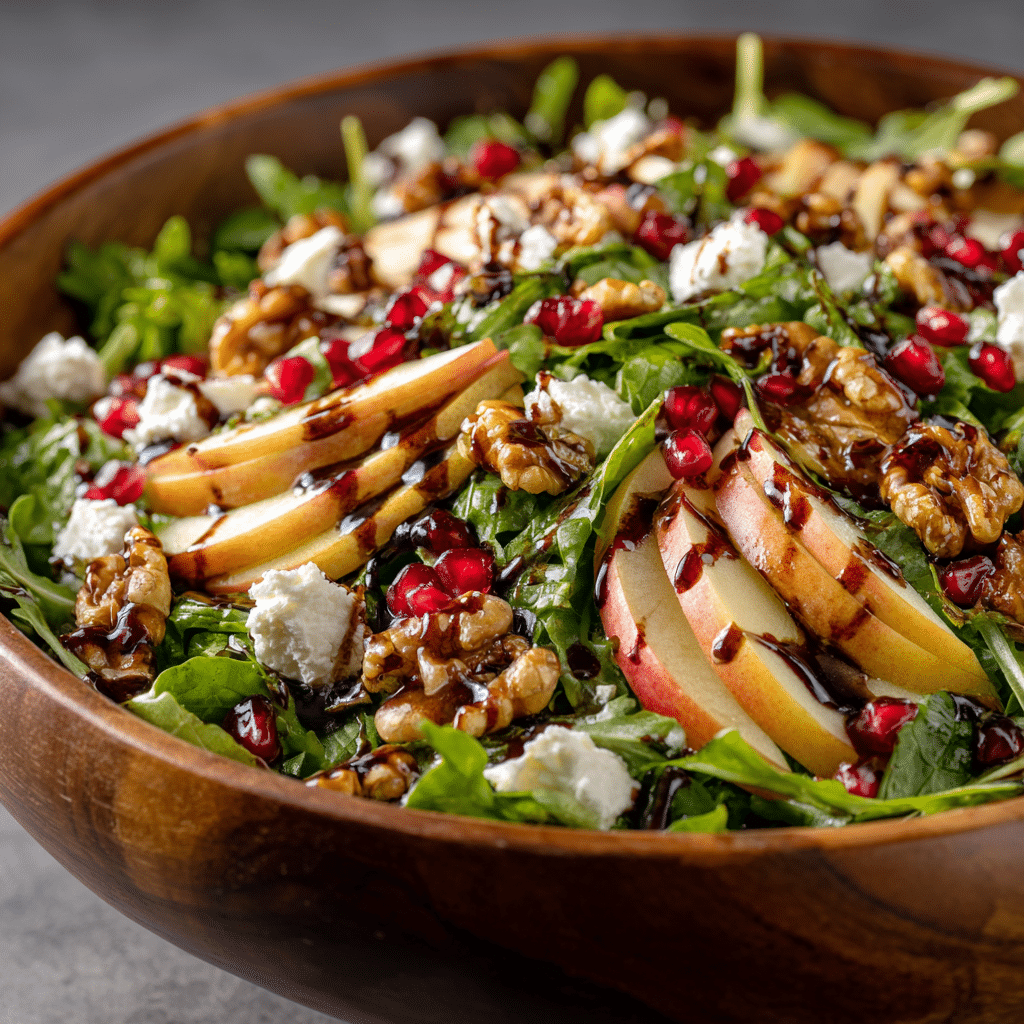 Christmas Salad with Honey Mustard Dressing