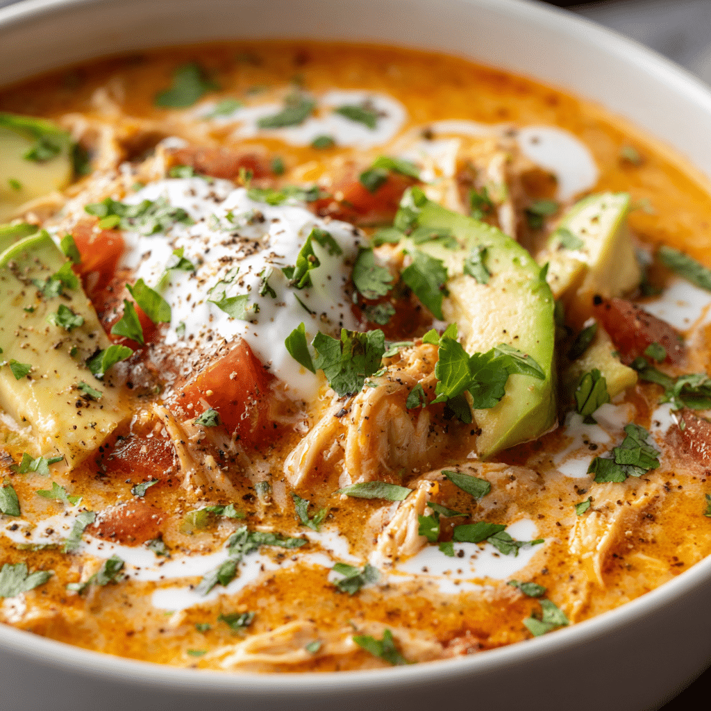 Creamy Chicken Tortilla Soup