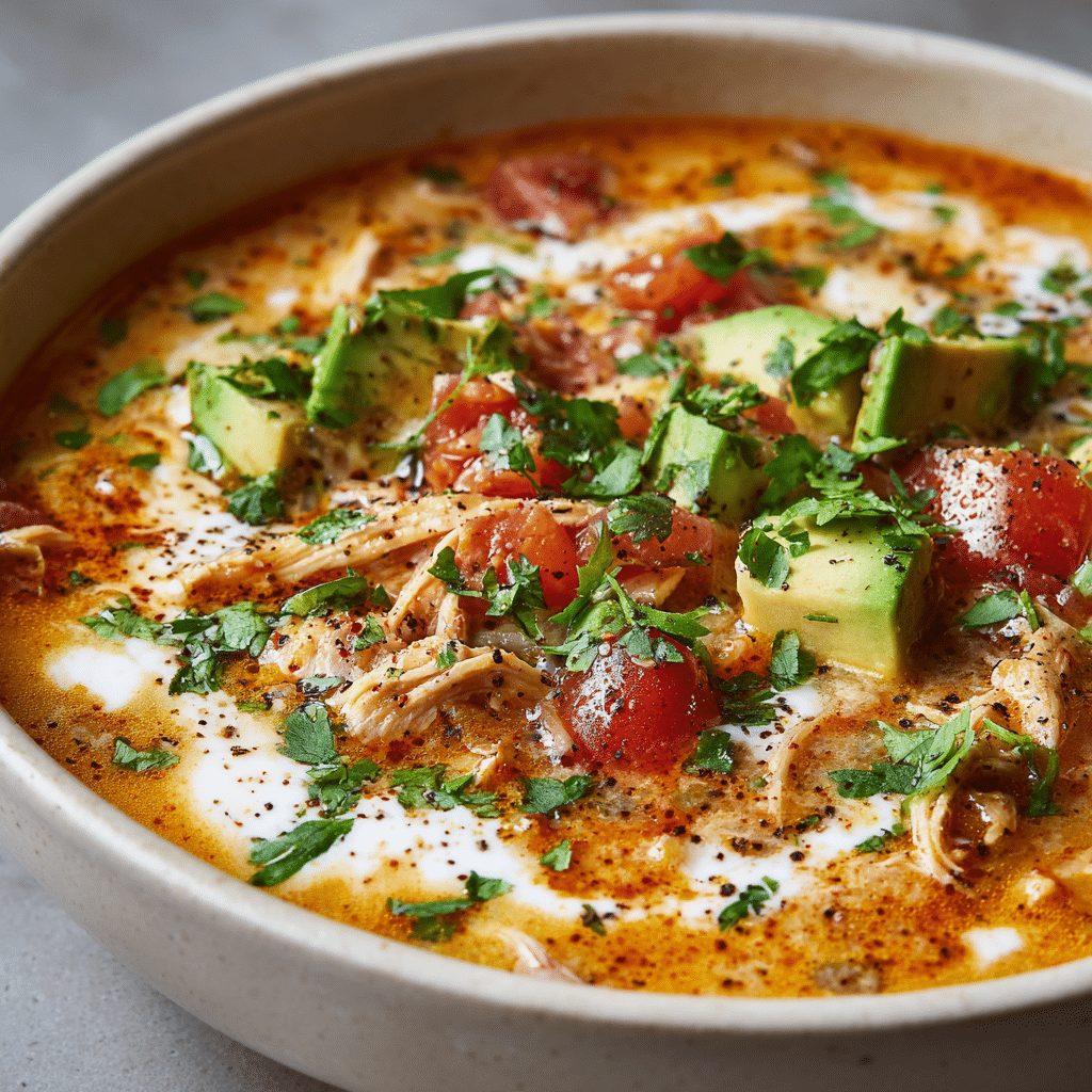 Creamy Chicken Tortilla Soup