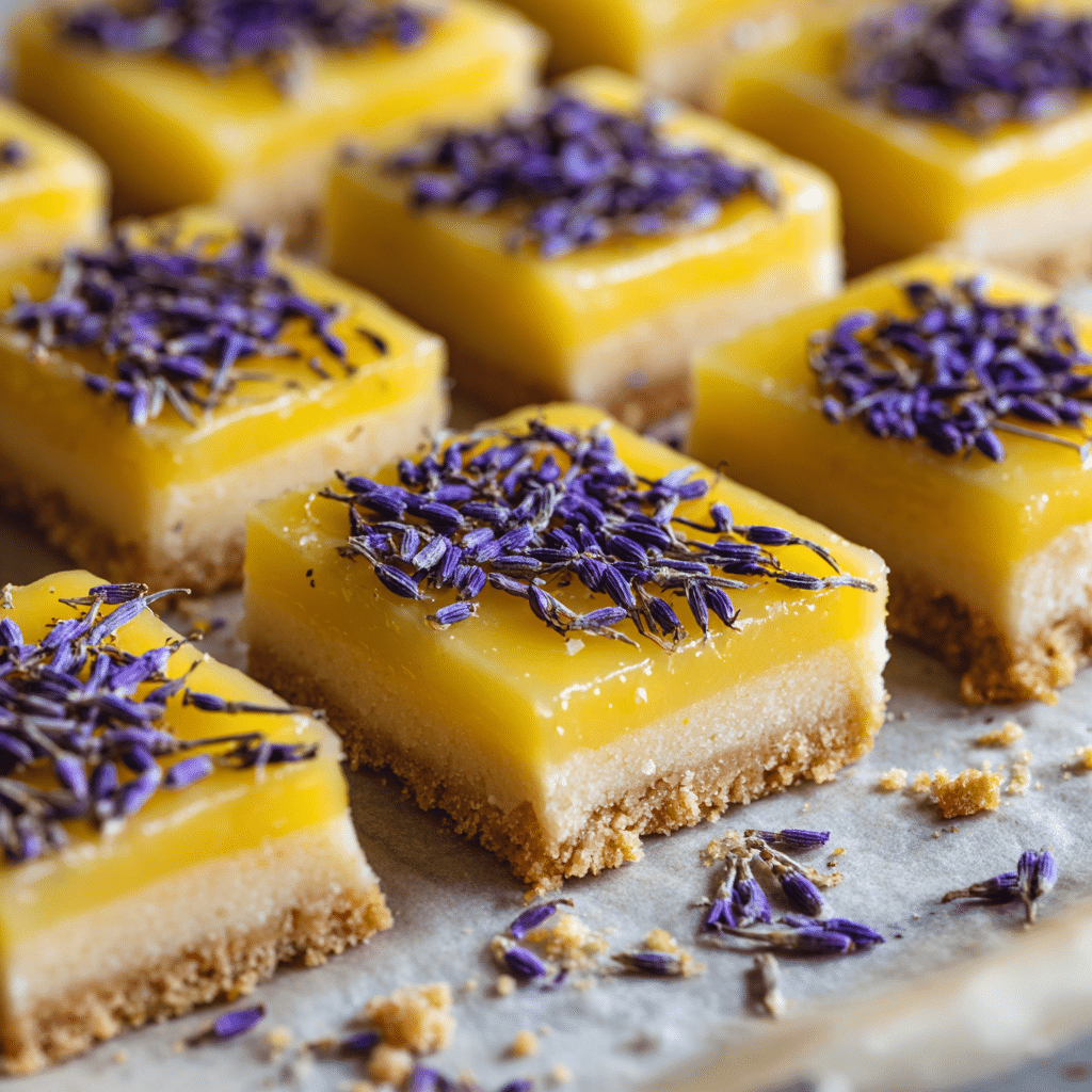 Lavender Lemon Bars
