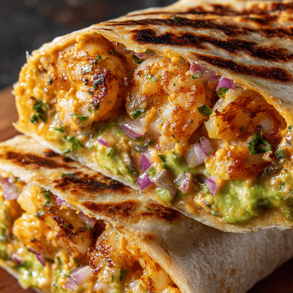 Old Bay Shrimp Burritos