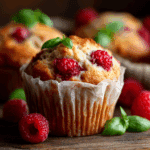 Easy Raspberry Lemon Muffins
