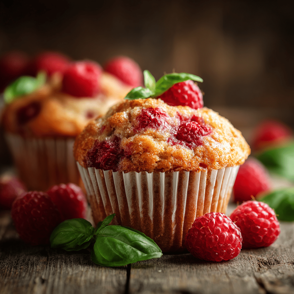 Easy Raspberry Lemon Muffins
