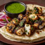 Charred Chile Marinated Grilled Chicken Tacos