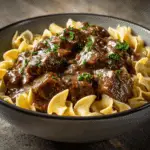 Beef Stroganoff with Egg Noodles