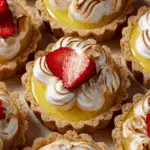 Strawberry Lemon Meringue Tarts
