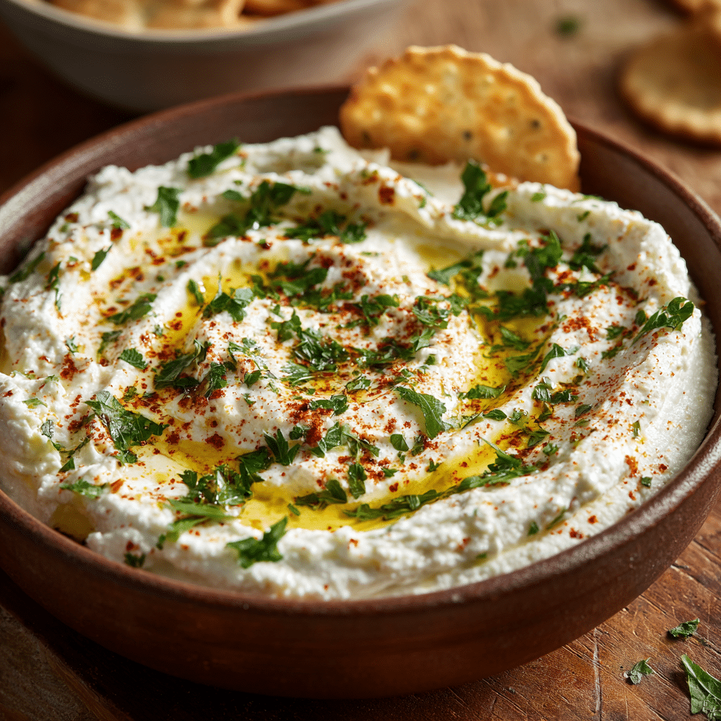 Whipped Feta Dip with Spicy Honey