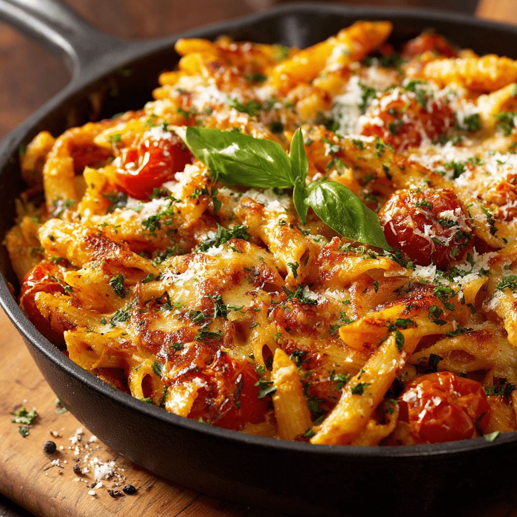 Tomato Tuna Pasta Bake