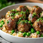 Meatballs and Rice Recipe (One Skillet)
