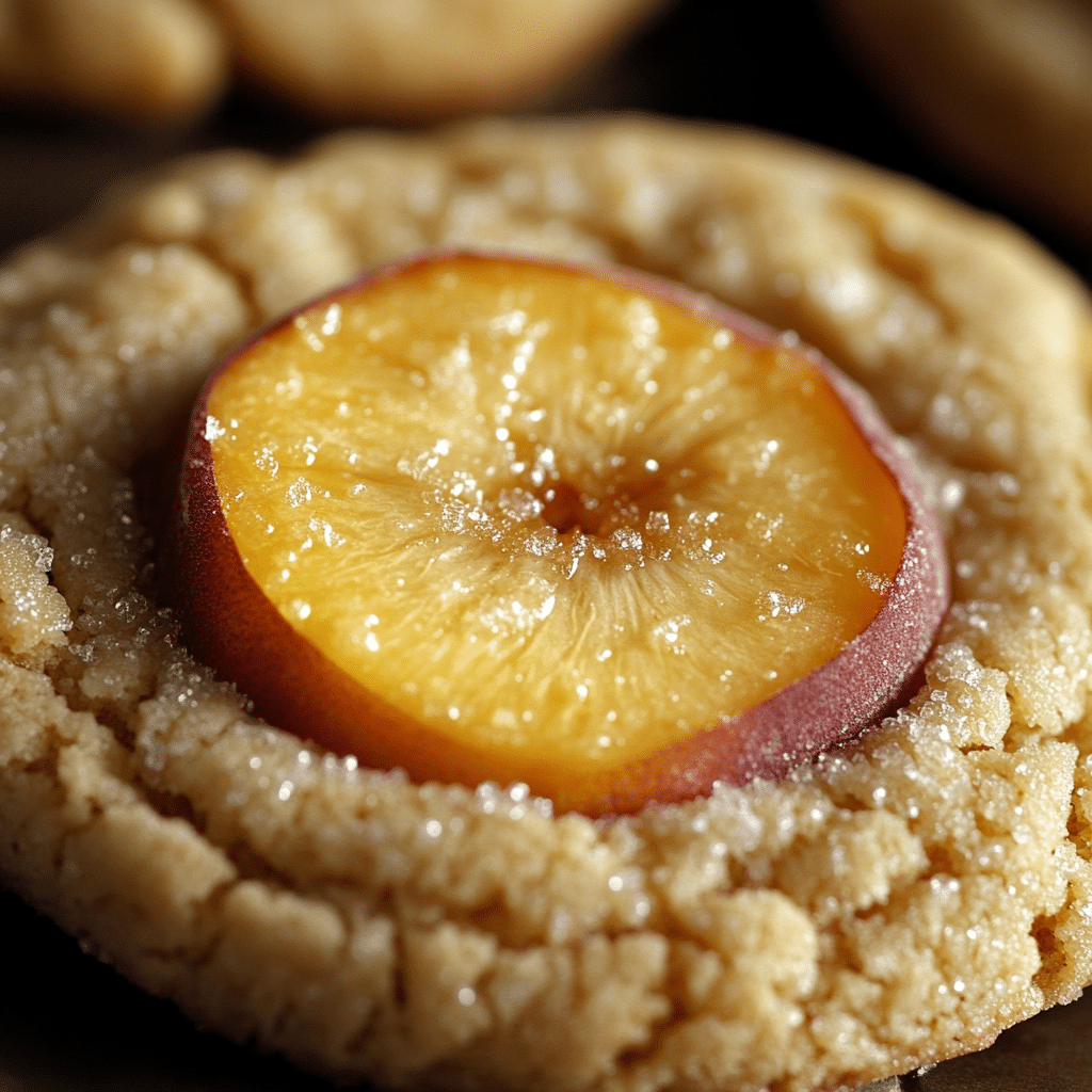 Irresistible Peach Cobbler Cookies