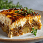 Cowboy Meatloaf & Potato Casserole