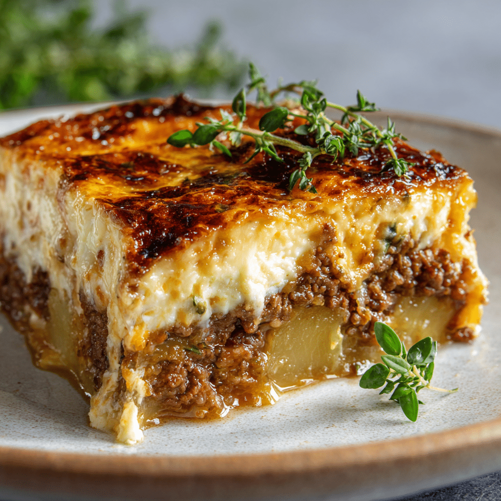 Cowboy Meatloaf & Potato Casserole