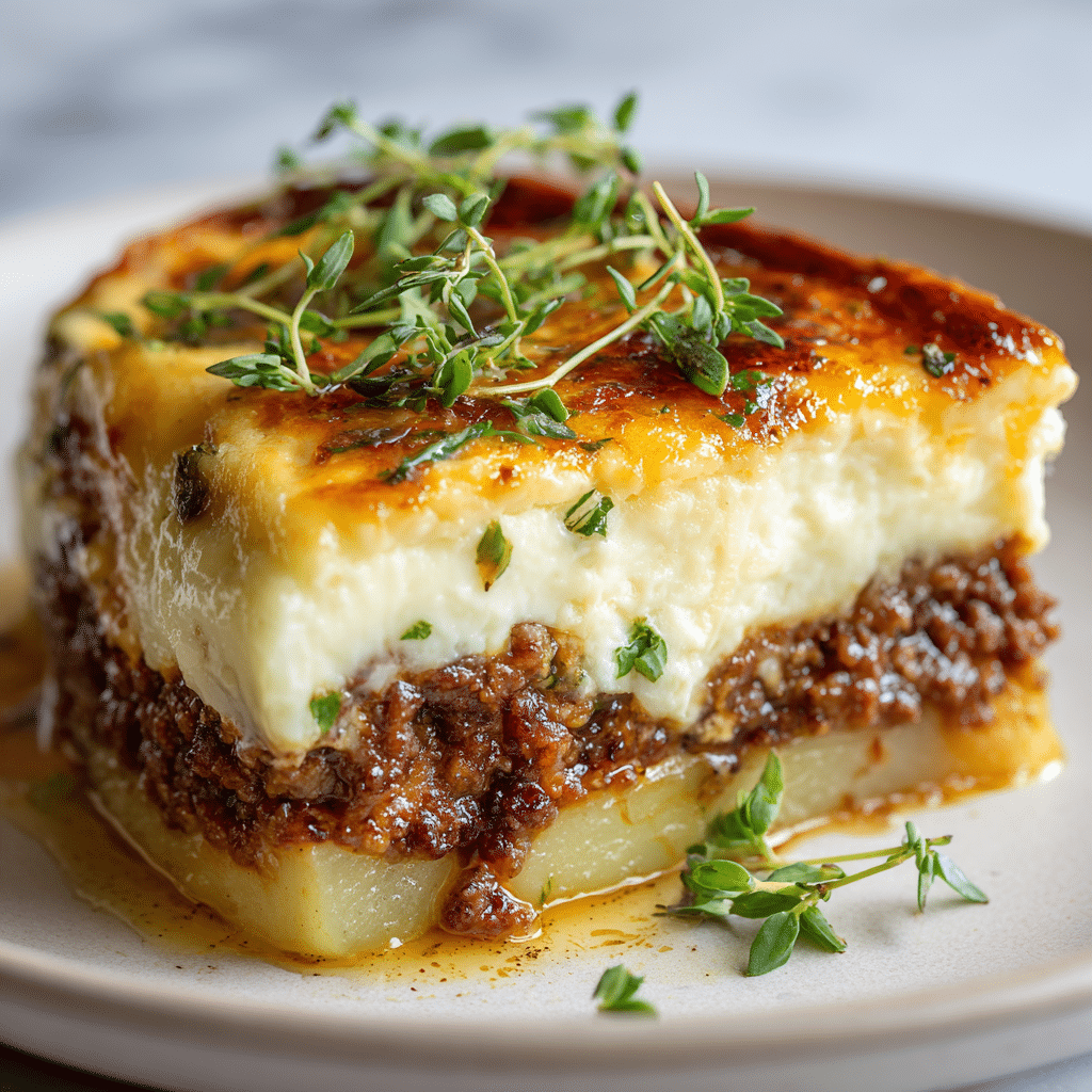 Cowboy Meatloaf & Potato Casserole