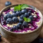 Blueberry Cheesecake Overnight Oats