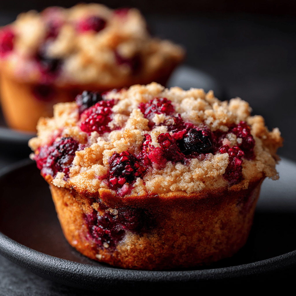 Cherry Cobbler Muffins