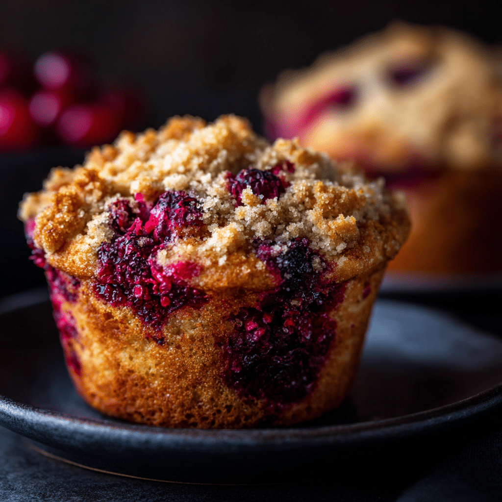 Cherry Cobbler Muffins