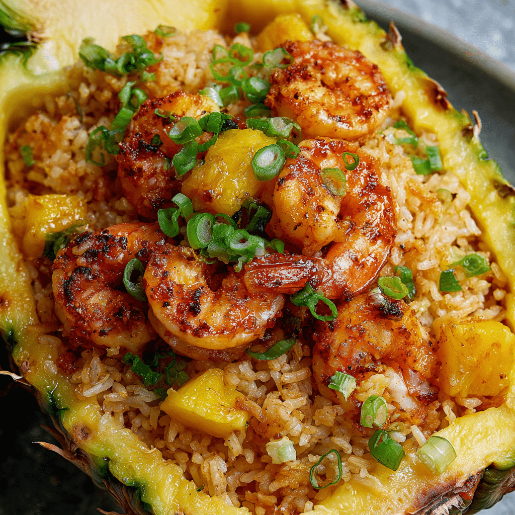 Pineapple Shrimp Luau