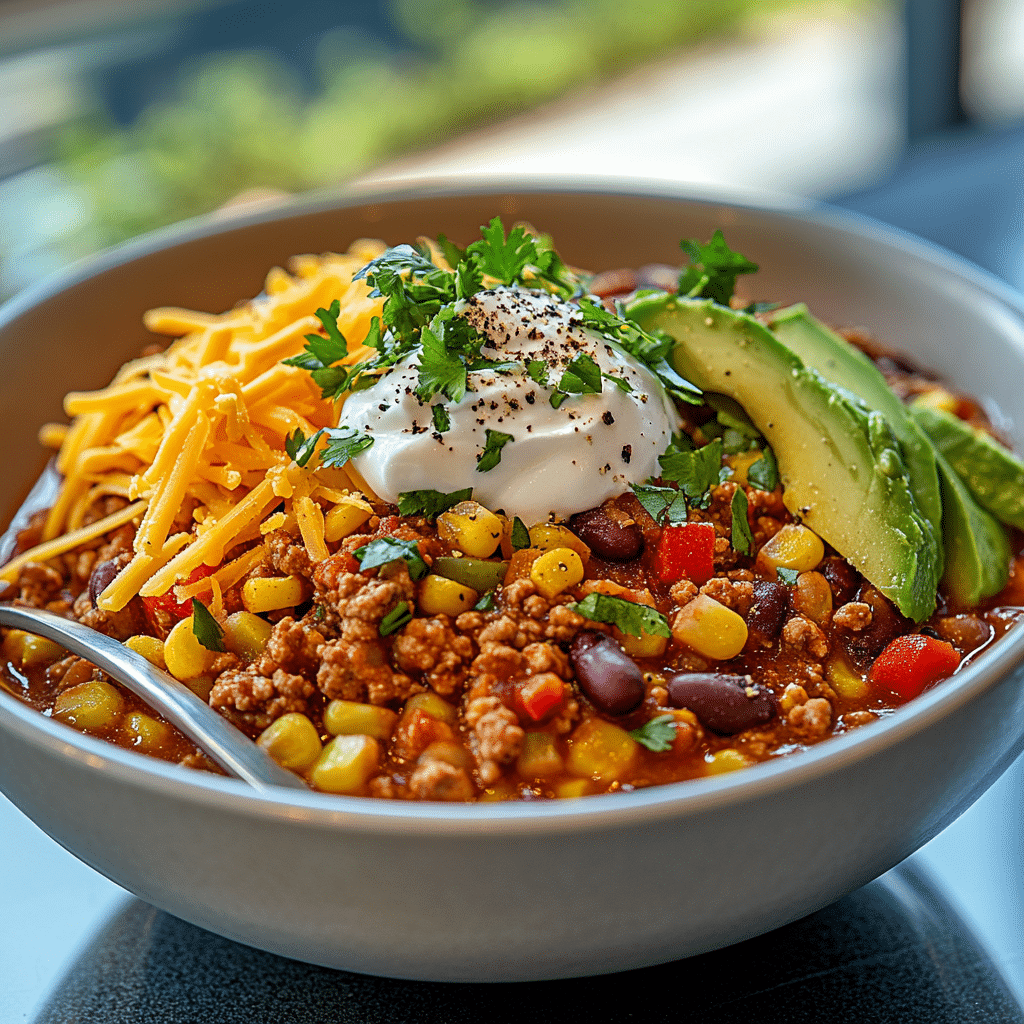 Easy Taco Soup Recipe