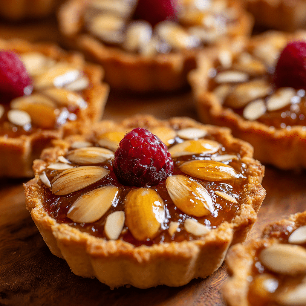 Raspberry Frangipane Tartlets