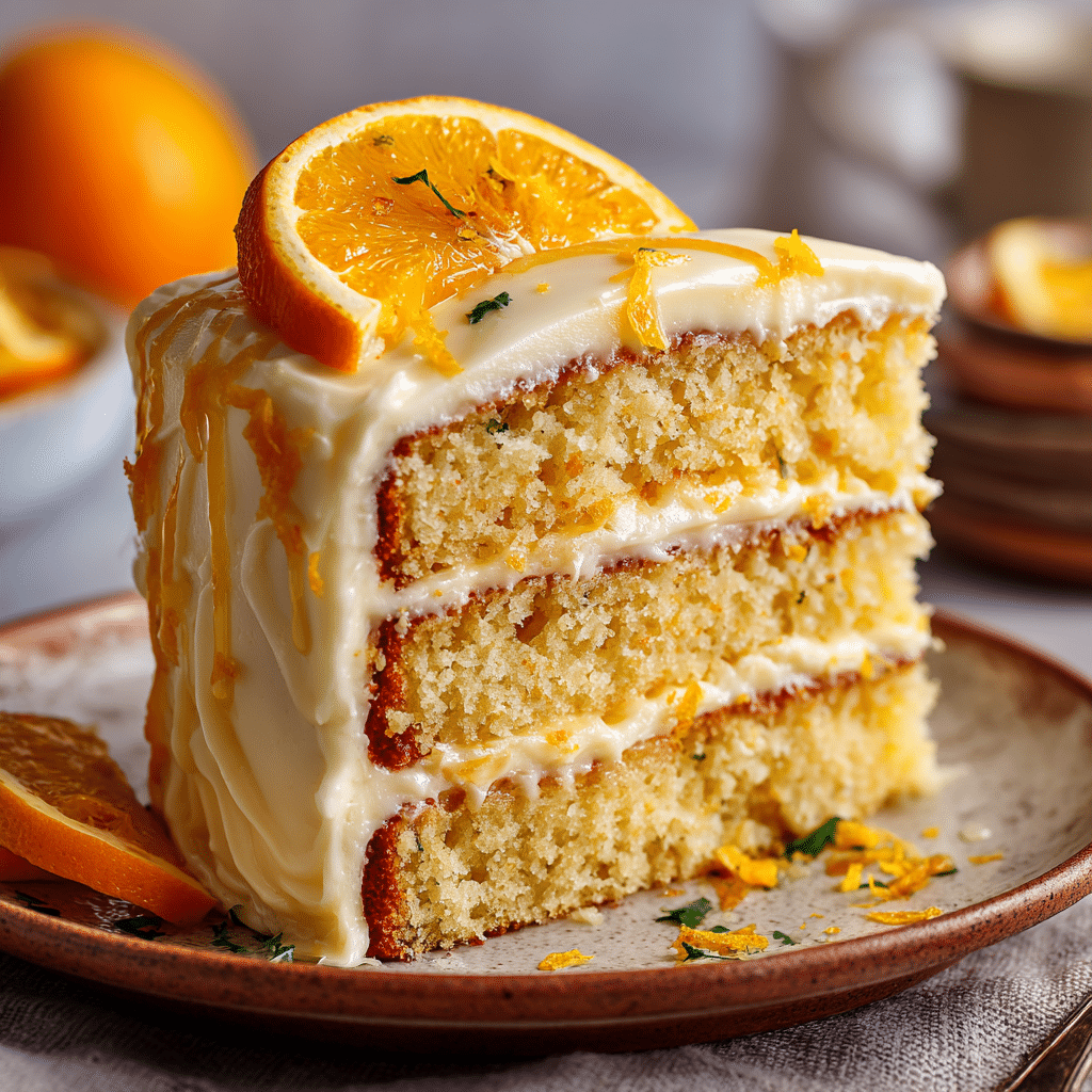 Moist Orange Cake