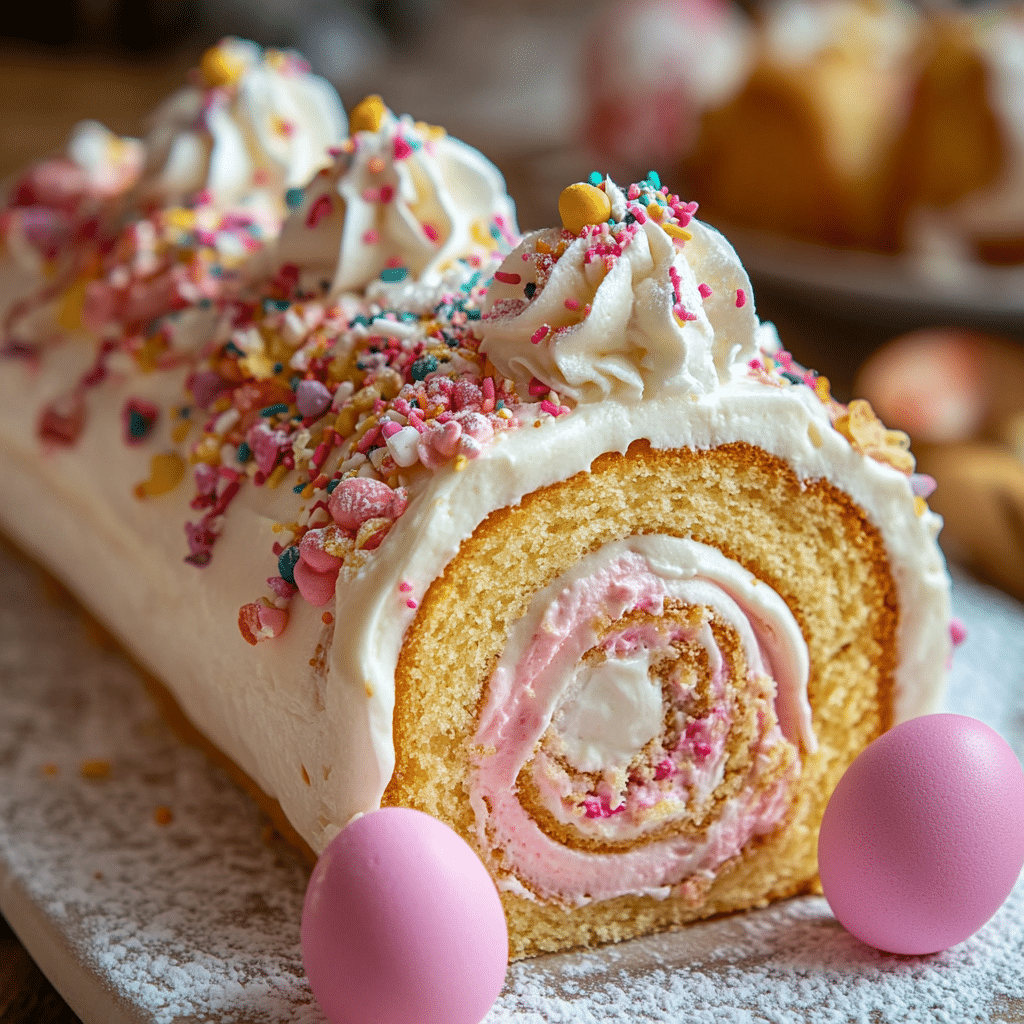 Easter Cake Roll Treat