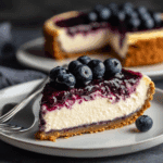 Simple Blueberry Cheesecake