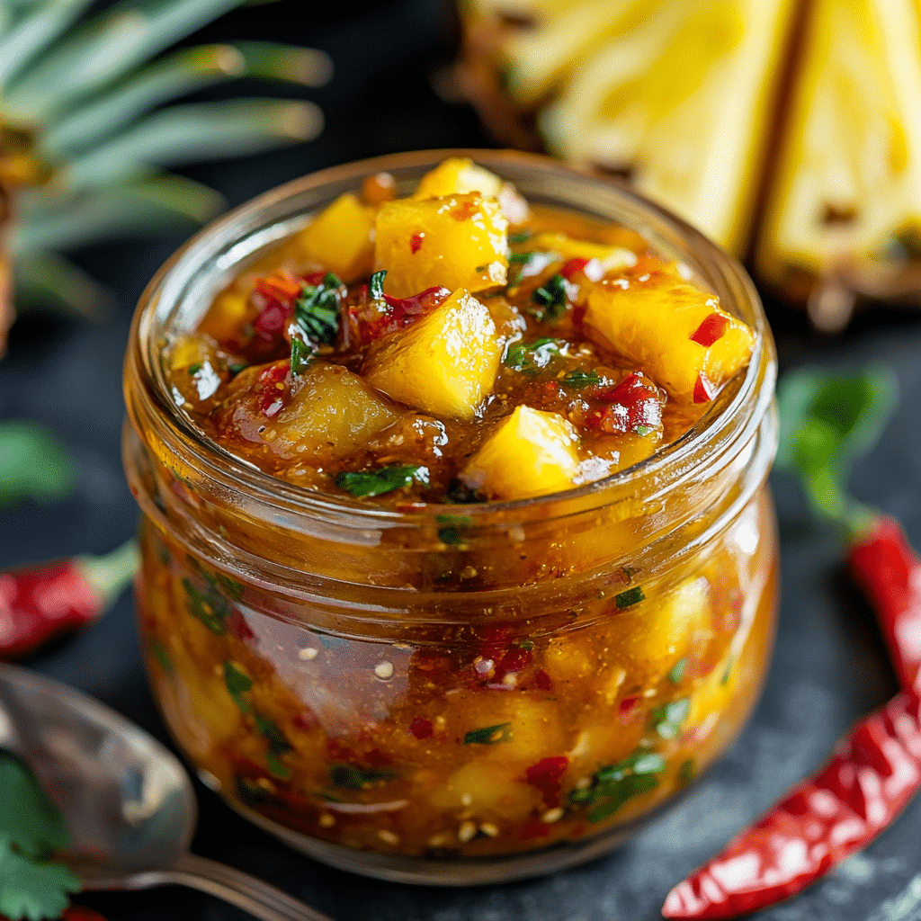 Sweet & Spicy Pineapple Jelly