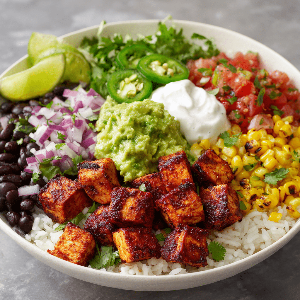 Meal Prep Chicken Burrito Bowls