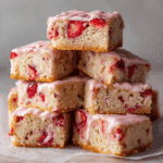 Strawberry Lemon Blondies