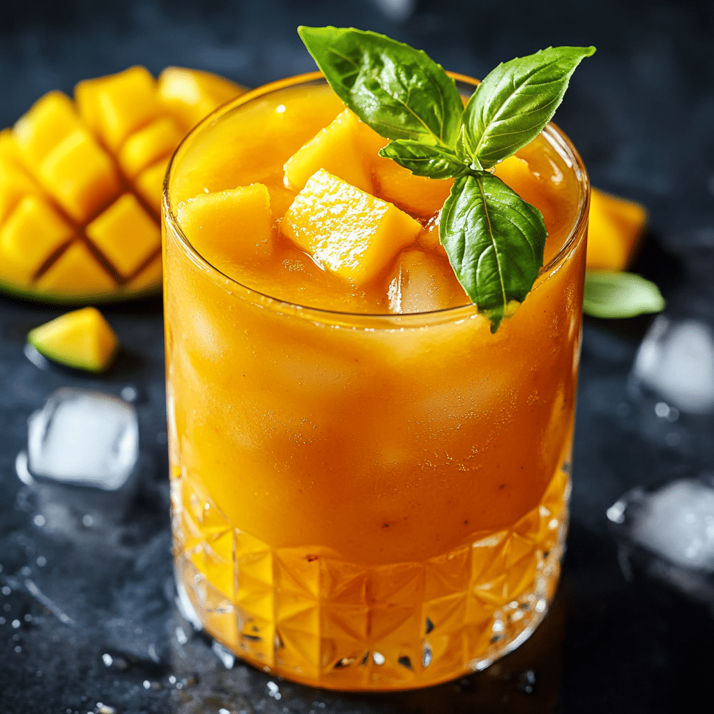 Quick Mango Iced Tea