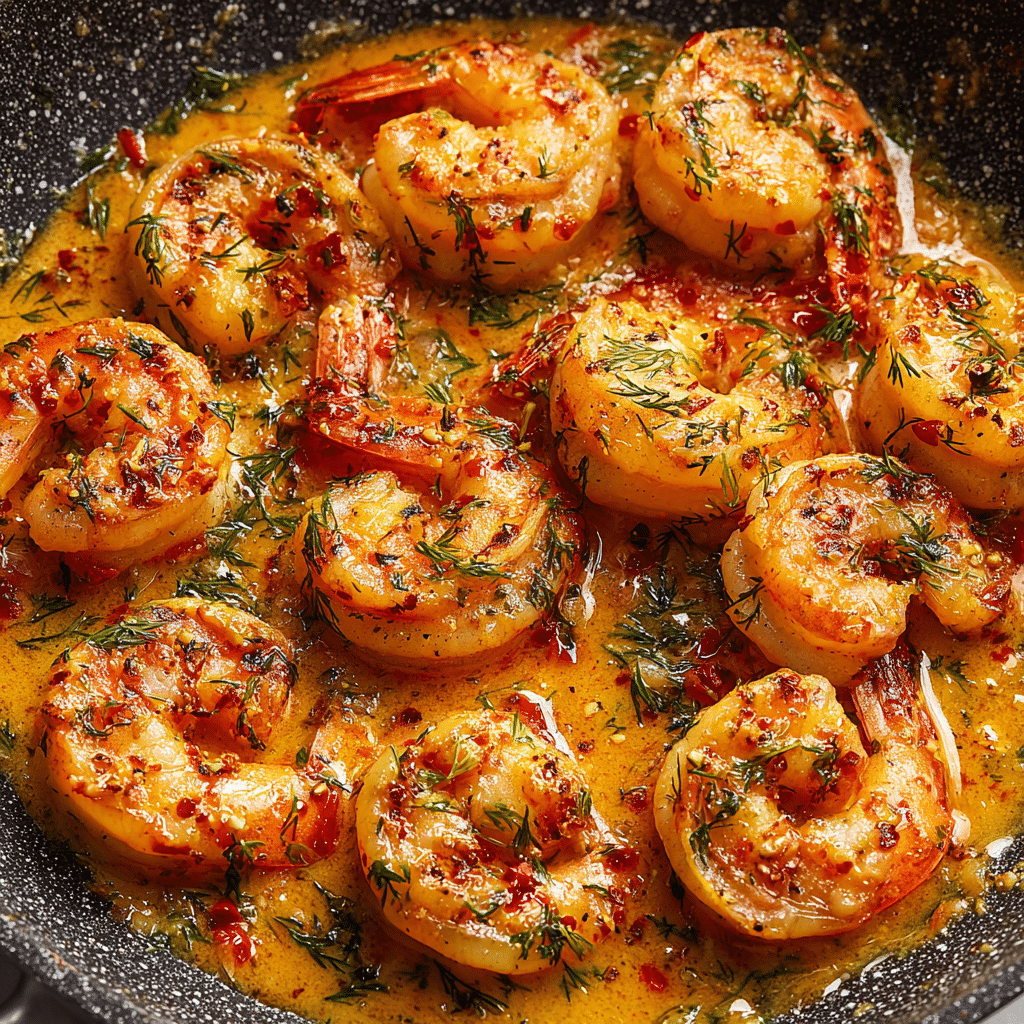 Creamy Garlic Shrimp