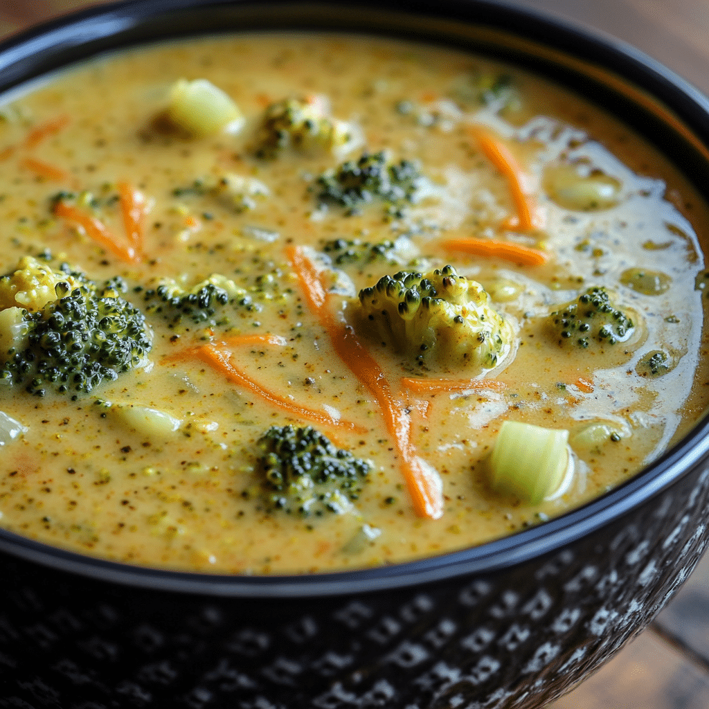 Crockpot Broccoli Cheese Soup