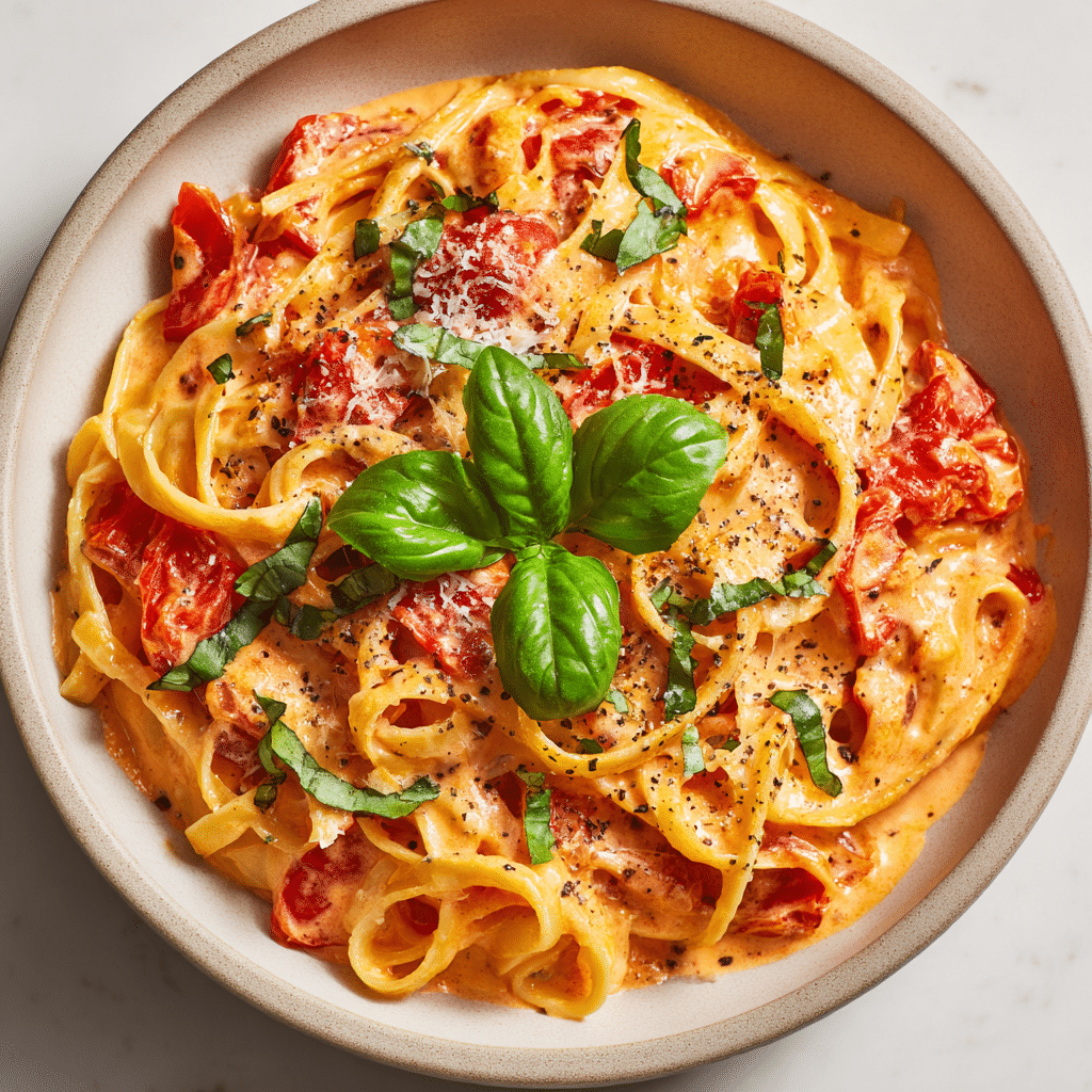 Easy One Pot Creamy Tomato Pasta