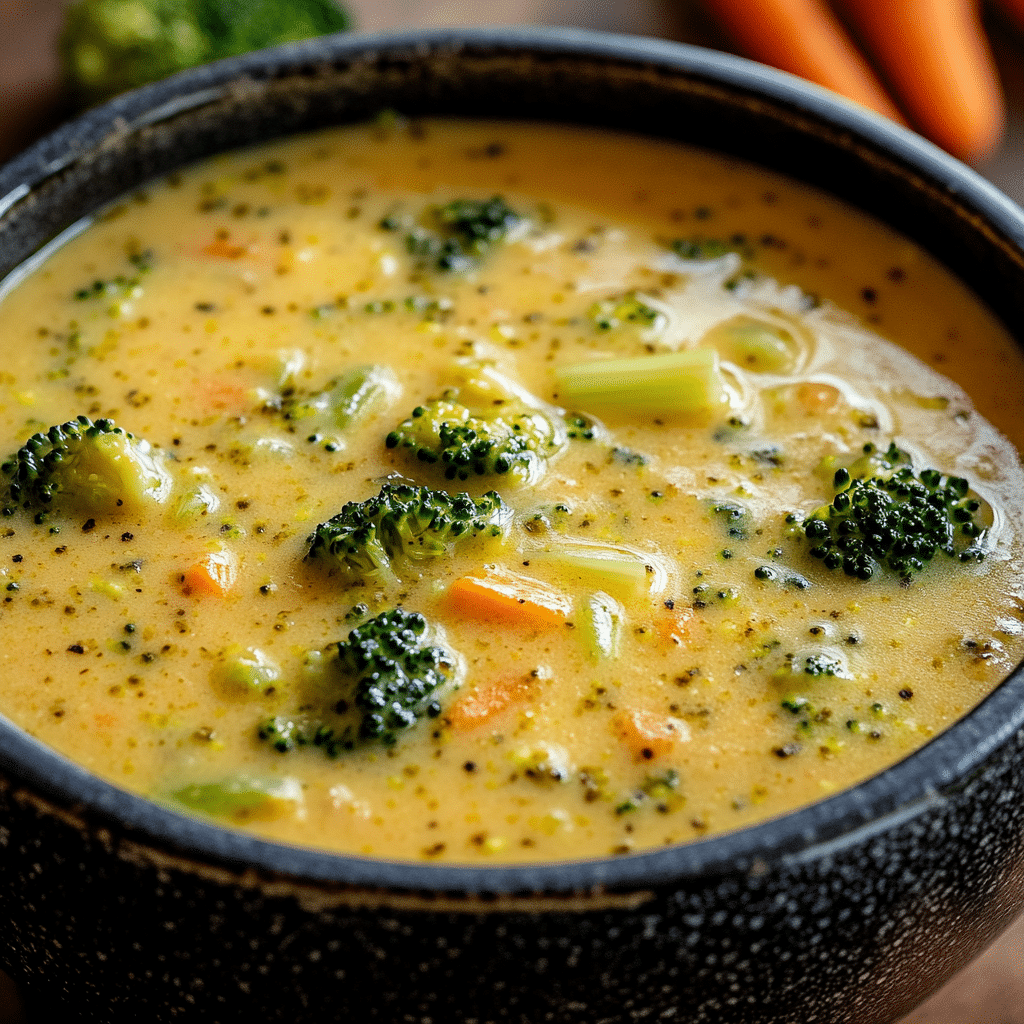 Crockpot Broccoli Cheese Soup