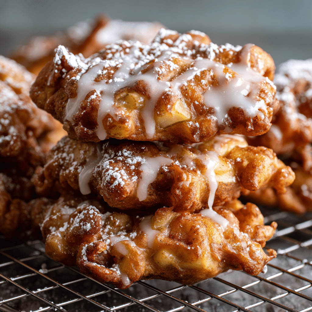 Easy Air Fryer Apple Fritters Recipe (Gluten-Free)