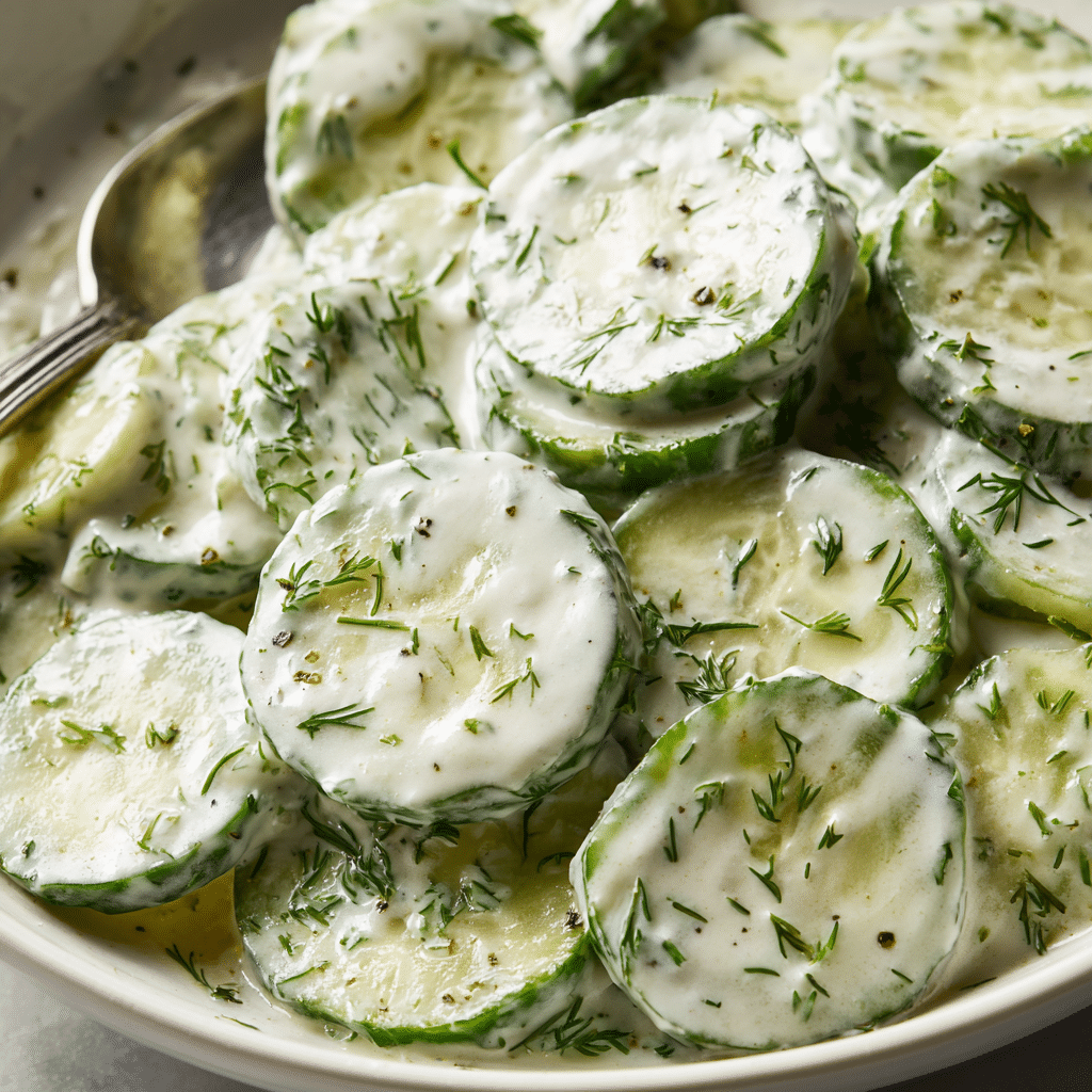 Creamy Cucumber Salad