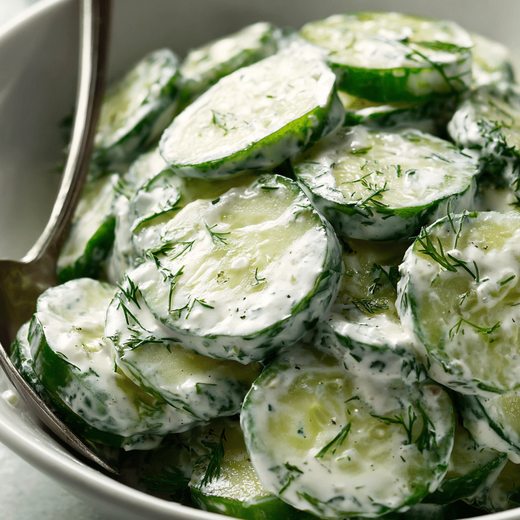 Creamy Cucumber Salad