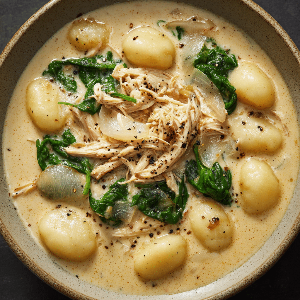 Crockpot Chicken Gnocchi Soup