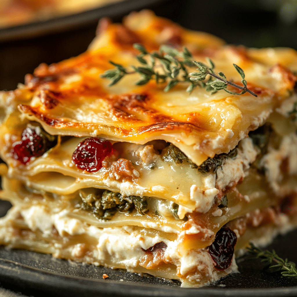 Thanksgiving Leftover Lasagna