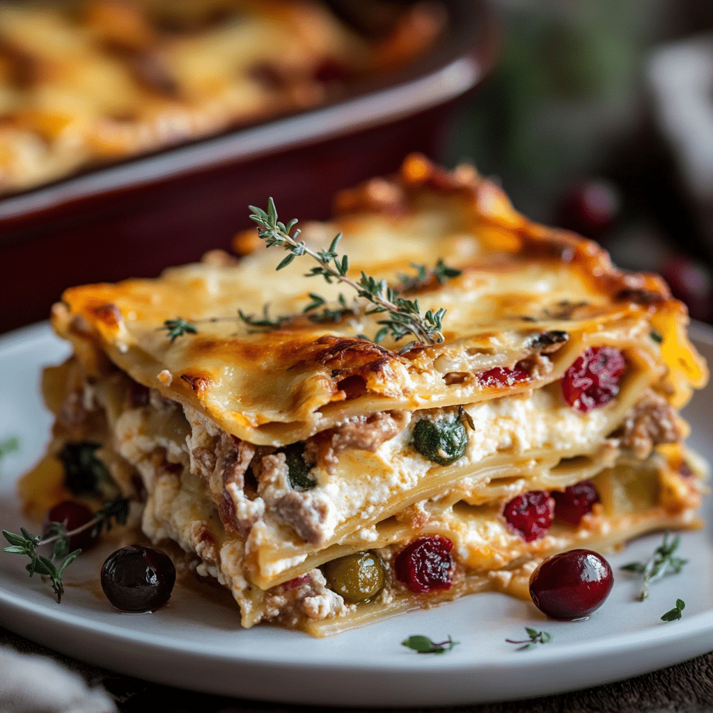 Thanksgiving Leftover Lasagna