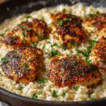 One-Pan Creamy Parmesan Chicken & Rice