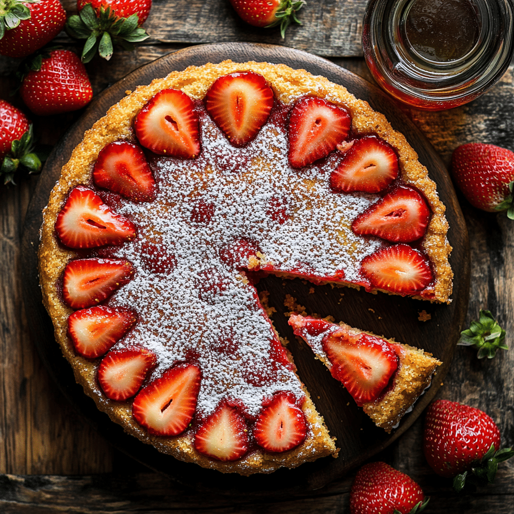 Easy Strawberry Cake Recipe