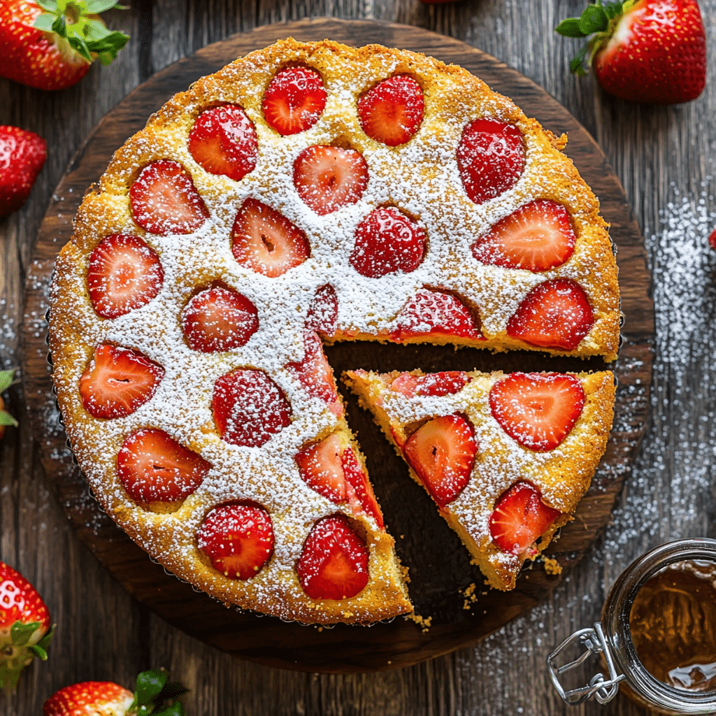 Easy Strawberry Cake Recipe