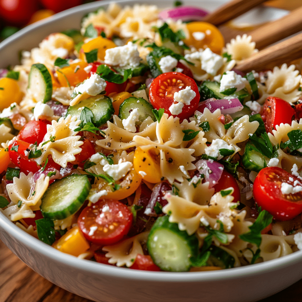 Greek Pasta Salad Recipe