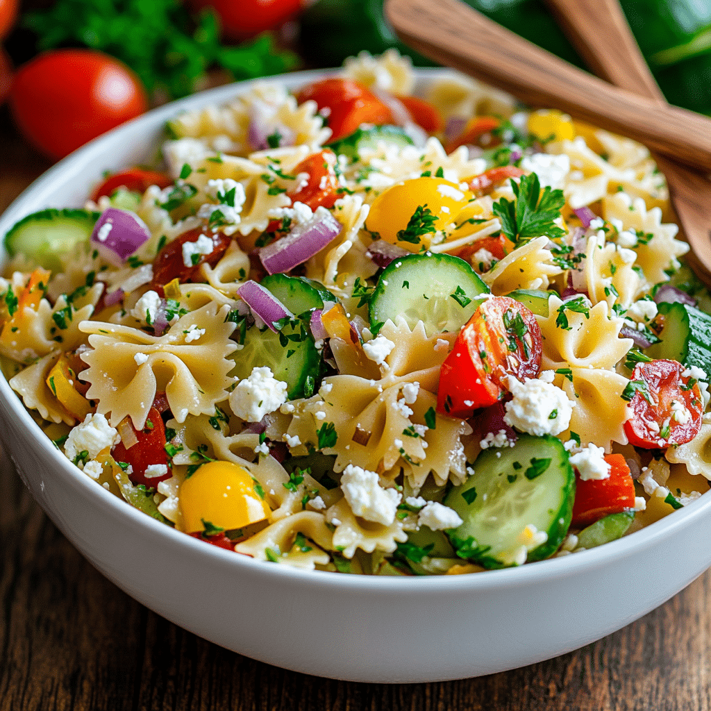 Greek Pasta Salad Recipe