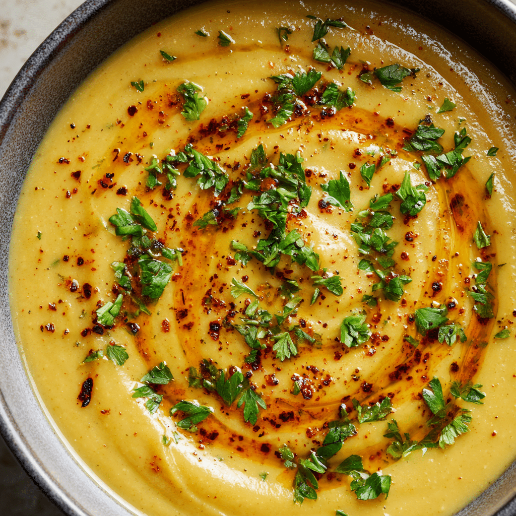 One Pot Creamy Carrot Lentil Soup