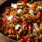 Easy Ground Beef Quinoa Skillet (30-Minutes)
