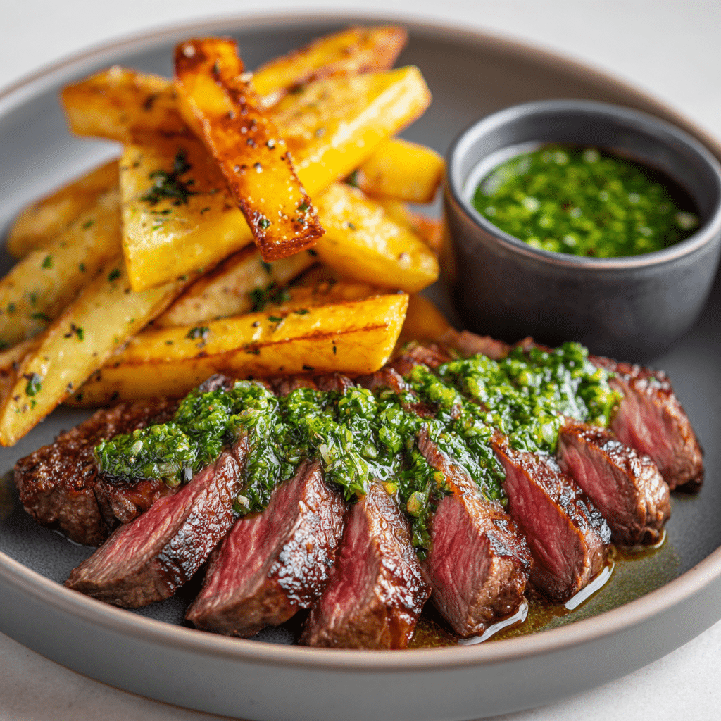 Steak Frites with Chimichurri
