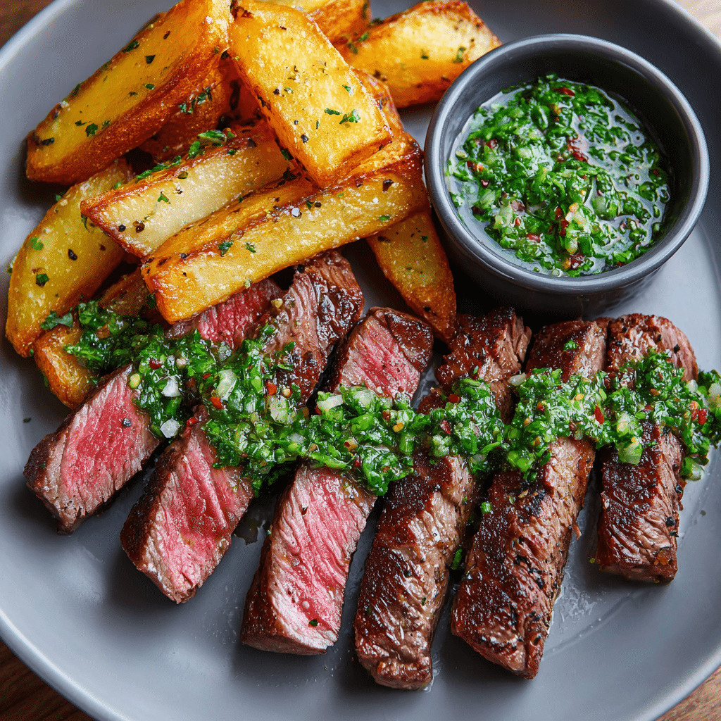 Steak Frites with Chimichurri
