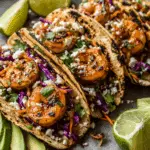 Grilled Shrimp Tacos with Cabbage Slaw (30-Minutes)